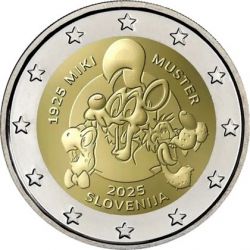 2€ Slovénie 2025 - Centenaire de la naissance de Miki Muster