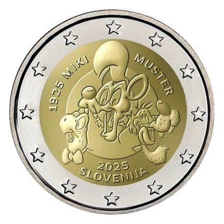 2€ Slovénie 2025 - Centenaire de la naissance de Miki Muster