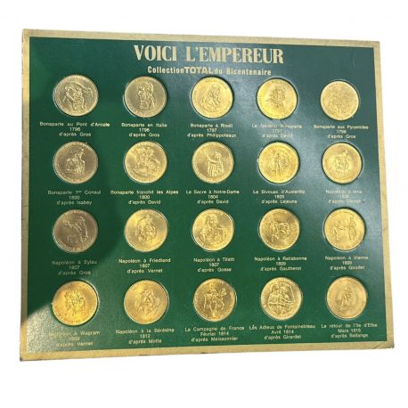 Coffret 20 Jetons - Voici l'Empereur - Collection Total du bicentenaire