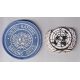 Insigne de Béret ONU + Badge tissu 