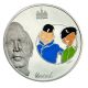 1 Euro 1/2 - Tintin et Chang - 2007 - argent BE