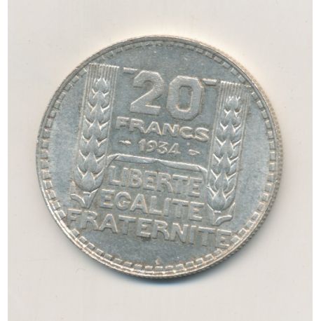 20 Francs Turin - 1934 