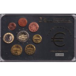 Allemagne - Coffret 8 Monnaies - 1 Cent à 2 euro années mélangées + 2€ commémo 2007 - 50.000 ex