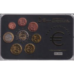 Finlande - Coffret 8 Monnaies - 1 Cent à 1 euro 2007 + 2€ commemo 2007 - 50.000 ex
