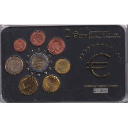 Luxembourg - Série 8 monnaies - 1 Cent à 2 Euro - années mélangées - 50.000 ex