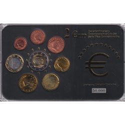 Luxembourg - Série 8 monnaies - 1 Cent à 2 Euro - années mélangées - comprenant la 2€ commemo 2006 - 50.000 ex