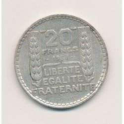 20 Francs Turin - 1937