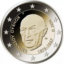  2€ Allemagne 2026 - Konrad Adenauer