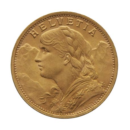 Suisse - 20 Francs or - or 6,45g 0,900 - 