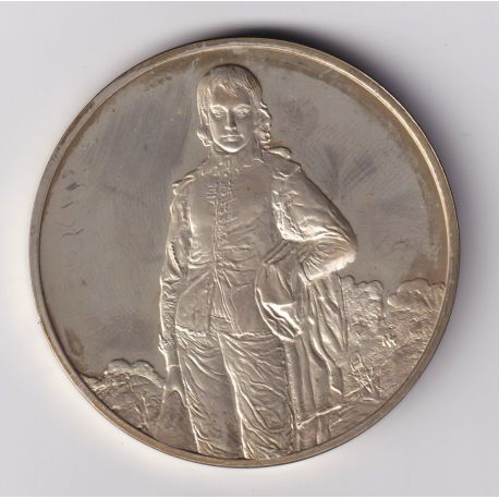 Médaille - Blue boy - 1770 Thomas Gainsborough - Les 100 plus grands chefs-d'oeuvre - argent 65g 0,800 - 50,5mm - SUP