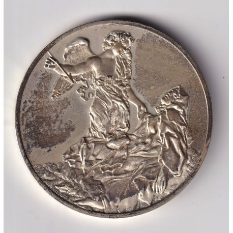 Médaille - L'extase de sainte therese - 1645-1652 - Bernin - Les 100 plus grands chefs-d'oeuvre - argent 65g 0,800 - 50,5mm - SU