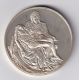 Médaille - Pieta - 1498-1499 - Michel-ange - Les 100 plus grands chefs-d'oeuvre - argent 65g 0,800 - 50,5mm - SUP