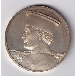 Médaille - le duc d'urbino - 1465 - piero della francesca - Les 100 plus grands chefs-d'oeuvre - argent 65g 0,800 - 50,5mm - SUP