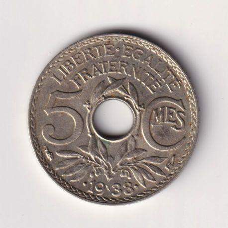 5 Centimes Lindauer - 1938 étoile - SUP