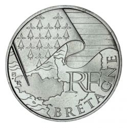 10 Euro 2010 -  Bretagne - argent 10g 0,900 - Euro des Régions - SUP