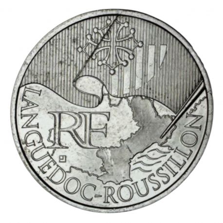 10 Euro 2010 - Languedoc - argent 10g 0,900 - Euro des Régions - SUP