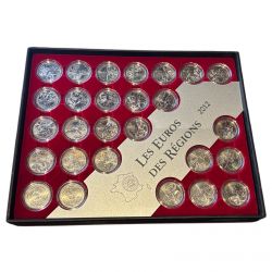 27 x 10 Euro des Régions 2012 - Série complète - argent 10g 0,500 - SUP