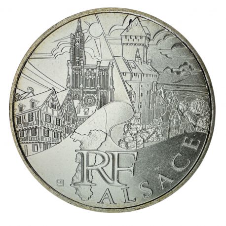 10 Euro des Régions - Alsace - 2011 - argent