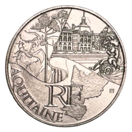 10 Euro des Régions - Aquitaine - 2010 - argent