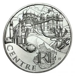 10 Euro des Régions - Centre - 2011 - argent 10g 0,500 - SUP