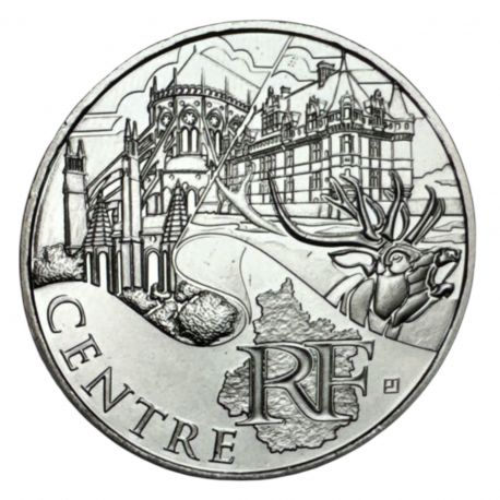 10 Euro des Régions - Centre - 2011 - argent 10g 0,500 - SUP