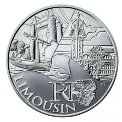 10 Euro des Régions - Limousin - 2011 - argent 10g 0,500 - SUP