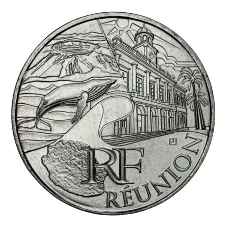 10 Euro des Régions - Réunion - 2011 - argent 10g 0,500 - SUP