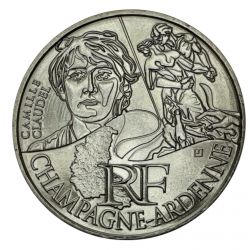 10 Euro des Régions - Champagne-ardenne - 2012 - argent 10g 0,500 - SUP