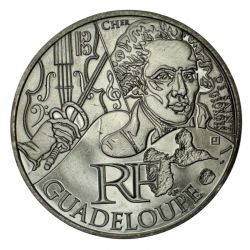 10 Euro des Régions - Guadeloupe - 2012 - argent 10g 0,500 - SUP