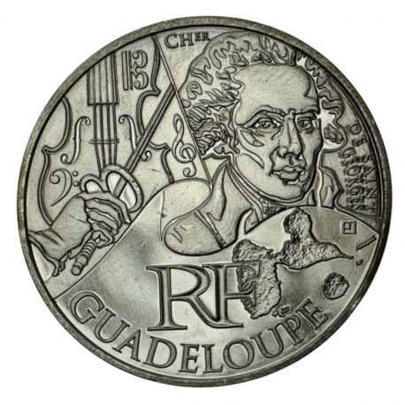10 Euro des Régions - Guadeloupe - 2012 - argent 10g 0,500 - SUP