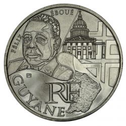 10 Euro des Régions - Guyane - 2012 - argent 10g 0,500 - SUP