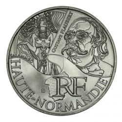 10 Euro des Régions - Haute-normandie - 2012 - argent 10g 0,500 - SUP