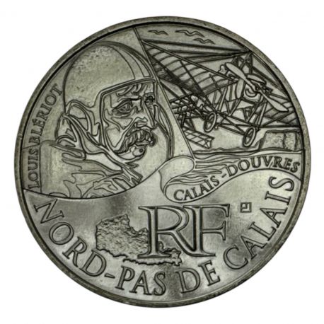 10 Euro des Régions - Nord pas de calais - 2012 - argent 10g 0,500 - SUP