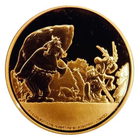 100 Euro Astérix - 2013 - Or 17g 0,920 - 500ex - Belle épreuve