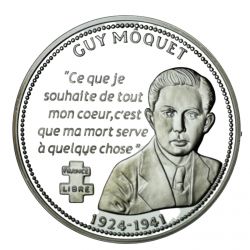 Médaille - Guy Moquet - 1924-1941 - argent 20g 0,999 