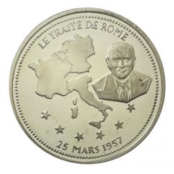 Médaille - Le traité de Rome - 25 mars 1957 - argent 20g 0,999