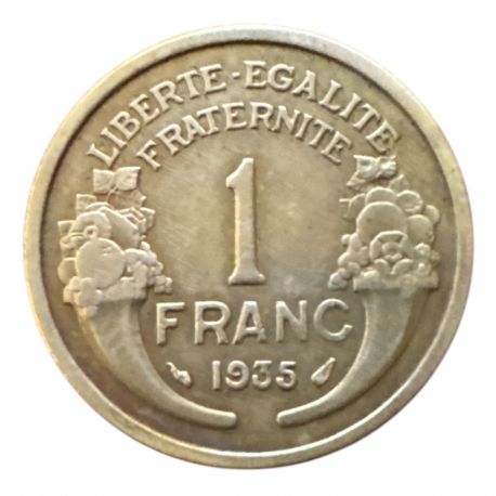 1 Franc Morlon - 1935 - TB