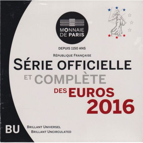 Coffret Brillant Universel France 2016 - Euro