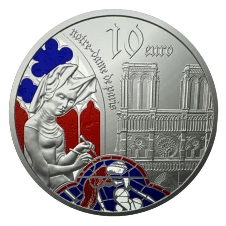 10 Euro 2020 - La France époque gothique - argent Belle épreuve