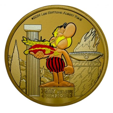 Dept7506 - Astérix aux jeux olympiques - 2024 - Paris - en carte