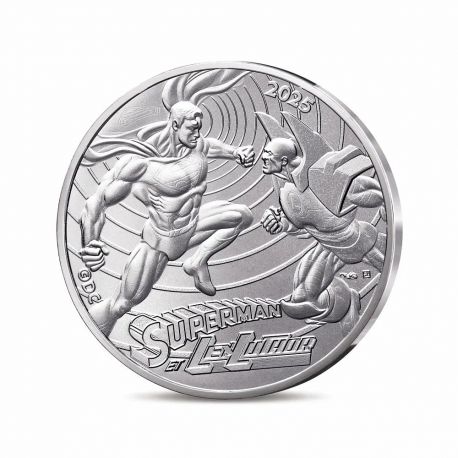 10 Euro 2025 - Superman et Lex luthor N°12/18 - DC Comics - argent Brillant Universel