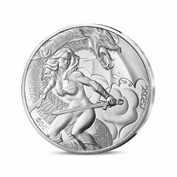 10 Euro 2025 - Wonder woman la guerriere amazone N°14/18 - DC Comics - argent Brillant Universel