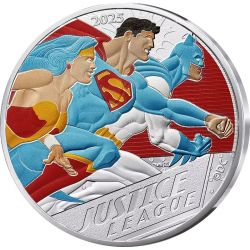 50 Euro 2025 - Superman N°3/4 - DC Comics - argent Brillant Universel