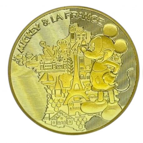 200 Euro Or - Mickey et la France - 2018 - Or 3g 0,999 - 20.000 ex