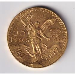 Mexique - 50 Pesos Or - or 41,66g 0,900 - TTB+ - suivant stock
