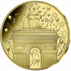 250 Euro Or - Arc de triomphe et Phryge - JO Paris 2024 - 10.000 ex