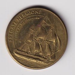 Dept17 - Frégate Hermione - escale en méditerranée - 34mm - Médailles et patrimoine