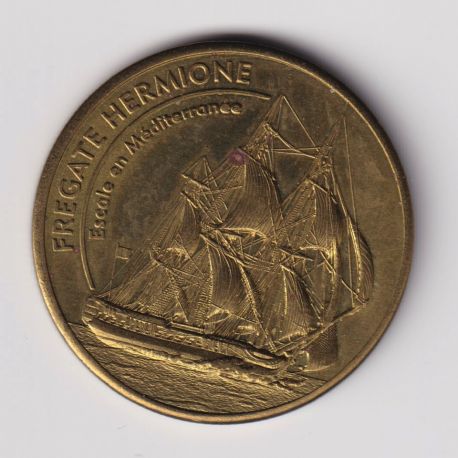 Dept17 - Frégate Hermione - escale en méditerranée - 34mm - Médailles et patrimoine