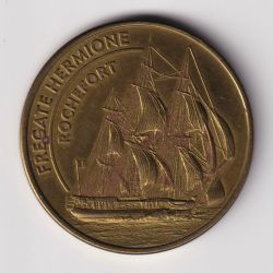 Dept17 - Frégate Hermione Rochefort - sans date - 34mm - Médailles et patrimoine