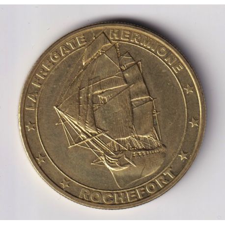 Dept17 - Frégate Hermione Rochefort - 2010 - 34mm - Médailles et patrimoine
